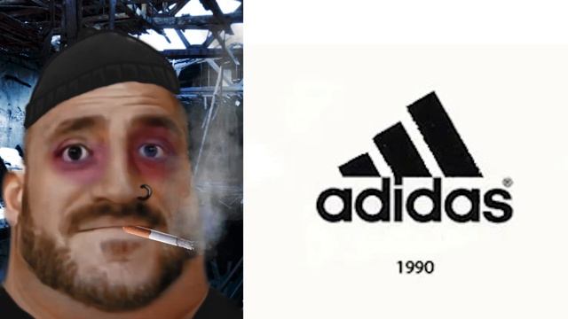 Старый логотип Адидас это: