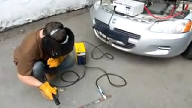 Сварка от батареи с помощью МАП смотреть онлайн