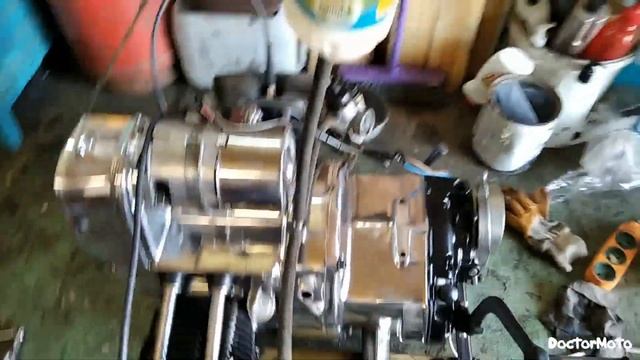 Полированный двигатель Днепр МТ. ПОЛИРОВКА