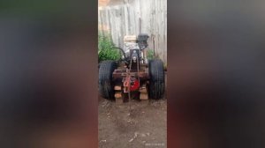 самодельный мотоблок на базе кпп урал (3)