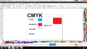 CMYK COLOR  ( CYAN - MAGENTA - YELLOW - BLACK ) COREL DRAW 15 (X5)