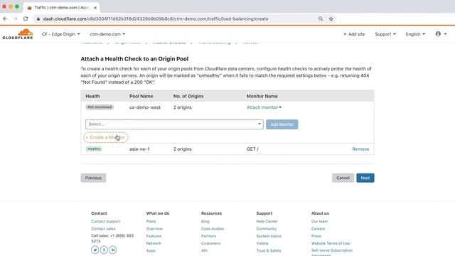 Cloudflare Load Balancing: Product Demo