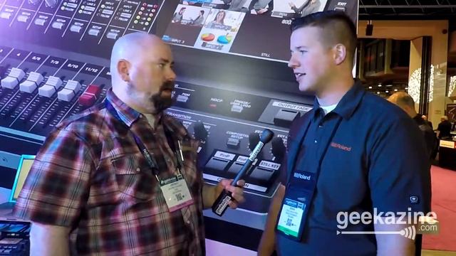 Roland VR-50HD and VR-3EX Audio/Video Mixers - NAB 2015 смотреть онлайн