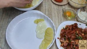 Отличная запеканка с индейкой - аля мясо  по-французски