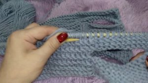 Шарф капюшон косичками МК 3