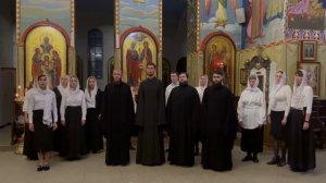 Кондак акафиста Богородице "Взбранной Воеводе". Хор Покровского кафедрального собора города Шахты