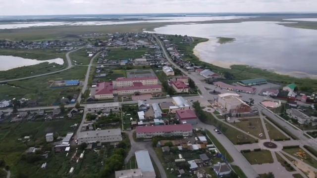 Село Армизонское, Армизонский район, Тюменская область с высоты смотреть онлайн