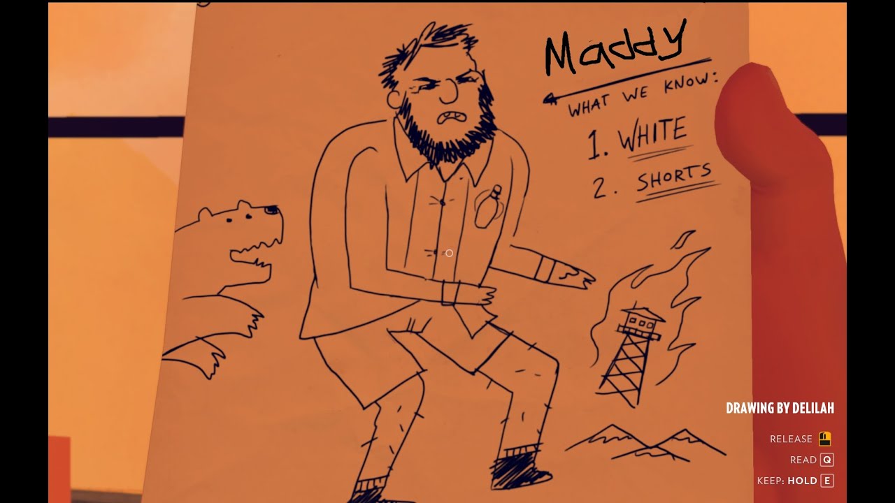 Мэддисон играет в Firewatch