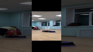 Функциональная на Степ платформе с гантелями!