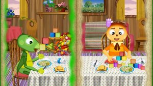 игра лунтик,правила поведения за столом для малышей