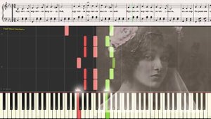 Крутится, вертится шар голубой (Ноты и Видеоурок для фортепиано) (piano cover)