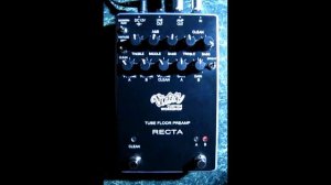 VICTOR CUSTOM workshop RECTA IV tube guitar preamp demo