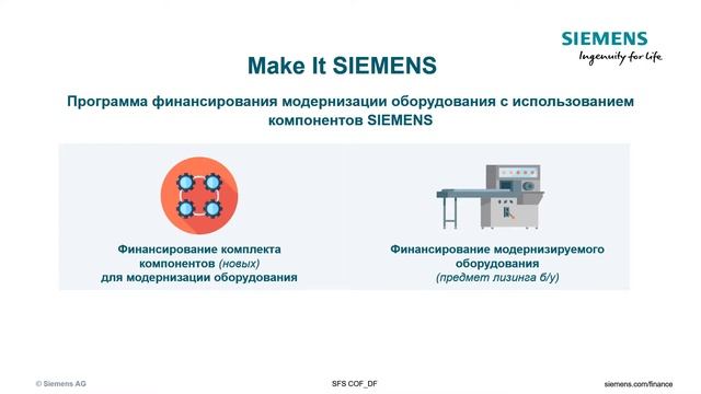 Анна Позиненко (Сименс Финанс) — Финансирование инвестиционных проектов по модернизации производств