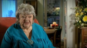 Late author Maeve Binchy - The glass is nearly full