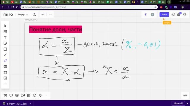 понятие доли, части смотреть онлайн