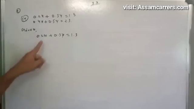 Chapter:3 | Pair of linear equations in two variables Class 10 maths | BODO MEDIUM | part 9