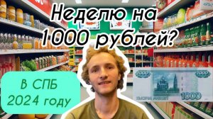 Как выжить на 1000 рублей неделю в 2024 году . Выжил на 700 рублей неделю