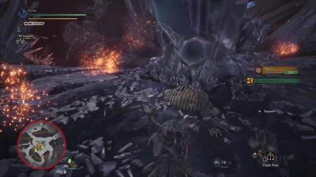 [Monster Hunter World] Teostra Hammer Solo - Full Nergigante Armor