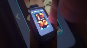Huawei band 7 показ часов