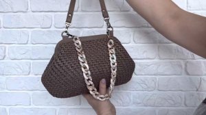 Презентация МК сумка MICHELLE из рафии ISPIE крючком @olga_mostovaya.store