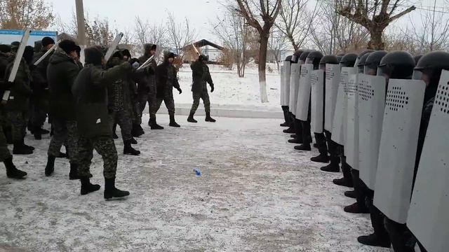 Учение в Караганде - подавление массовых беспорядков. 1 часть смотреть онлайн
