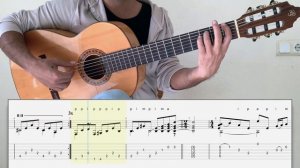 Fade to Black - Fingerstyle Tutorial Guitar Lesson - Note & Tab
