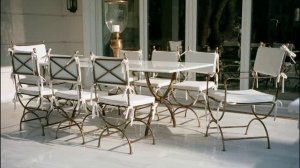 украсят Ваш двор, кованая садовая мебель