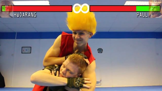 Real Life Tekken Fight | Hwoarang Vs Paul Phoenix (Paul Wins Ending) | Flips & Kicks смотреть онлайн