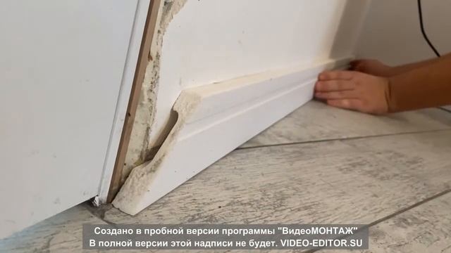 Монтаж дюрополимерного плинтуса в домашних условиях смотреть онлайн