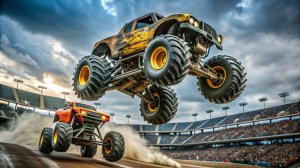 Мировой финал Monster Jam 22 FULL FREESTYLE часть 1