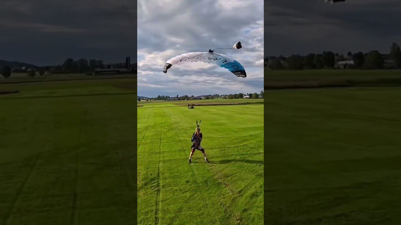 Парное приземление на высокоскоростных парашютах | Парашютист ПРО #свуп #экстрим смотреть онлайн