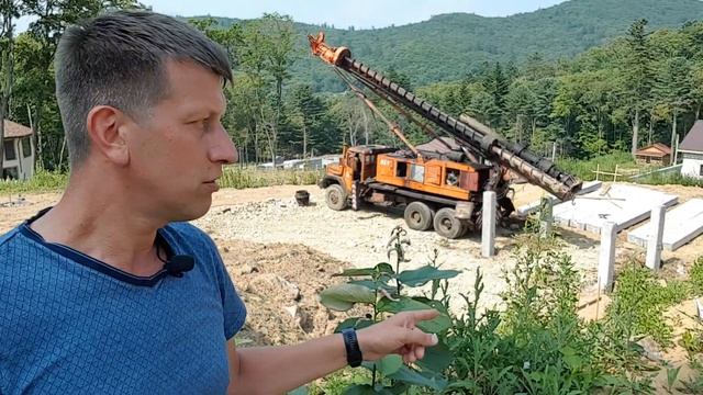 Фундамент на забивных сваях. Слабый грунт.