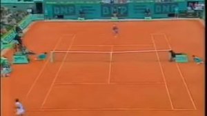 Pete Sampras great shots selection against Andre Agassi (Roland Garros 1992 QF)