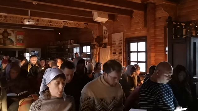 Канон Андрея Критского в храме Николая Японского. 14 марта 2019