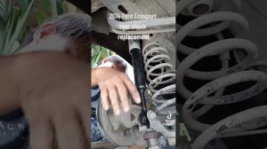 2014 Ford Ecosport rear shock absorber replacement