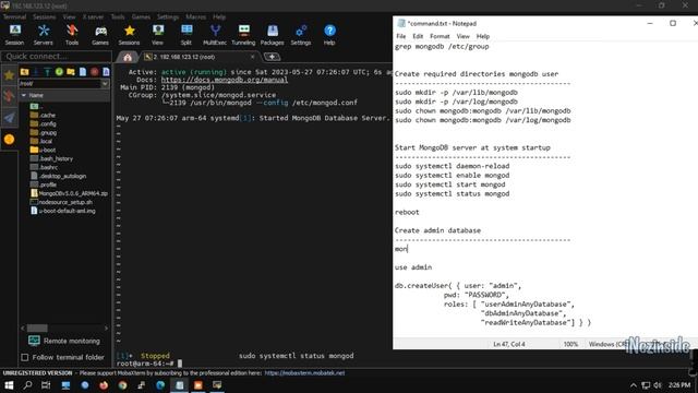 Install MongoDB 5.0.6 ARM64 on Armbian stb S905X Ubuntu 18.04