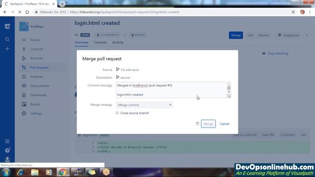 BitBucket Tutorial #4 - PULL Request & Revert