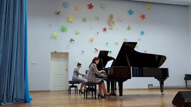 Христич Вікторія, Васильєва Габріелла. А. П'яцолла. Танго-рапсодія для двох ф-но "Adios.Nonino". смотреть онлайн