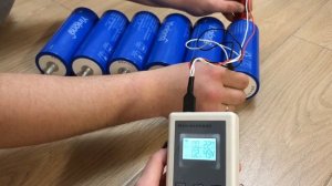 Тест литий-титанат 40а/ч ячейки 0.2-0.3мОм