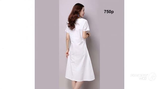 Легкое комфортное красивое белое платье смотреть онлайн