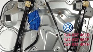 Электростеклоподъемник Volkswagen Golf IV и Bora передний левый без мотора. Обзор