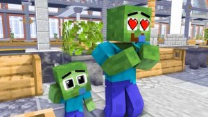 Monster School : Elemental Zombie Boy SEASON 6 ALL EPISODE - Minecraft Animation