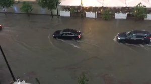 💦Красноярск под ливнем. Центр города, проспект Мира💧