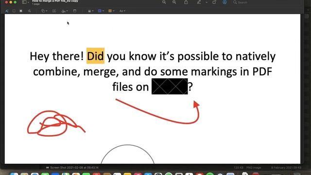 Como unir arquivos .PDF no Mac