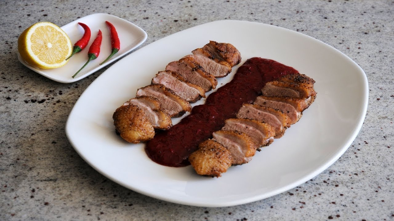 Утиная грудка с киноа и апельсином смотреть онлайн