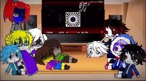 РЕАКЦИЯ UnderTale НА Murderer Time Trio Phase 2  (2/3) (Специально на 100+ подписчиков)