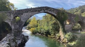 # 335 Астуриас. Cangas de Onis и Covadonga.Осень. Первая Столица Астурии. Север Испании. Asturias