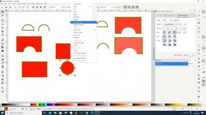 Inkscape 1.0 Tutorial . Beginners. Effect of Boolean Operation Difference on different Objects.