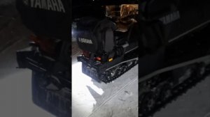 Снегоход Yamaha Professional первый выезд после большого ремонта.