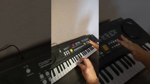 Синтезатор 606 Аляна играет